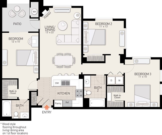Plan V 1113 floor plan