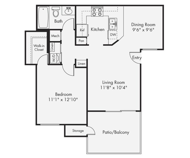 A1 815-E floor plan