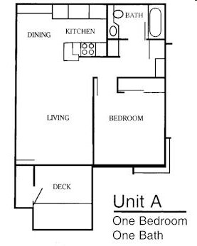 Unit A - Renovated floor plan