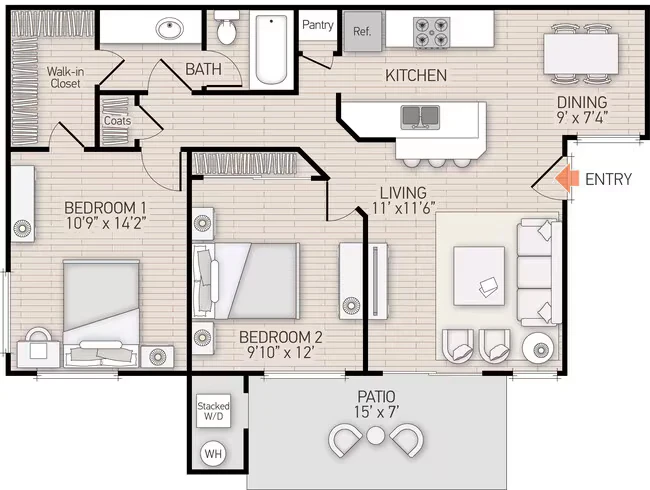 Plan B 914F floor plan