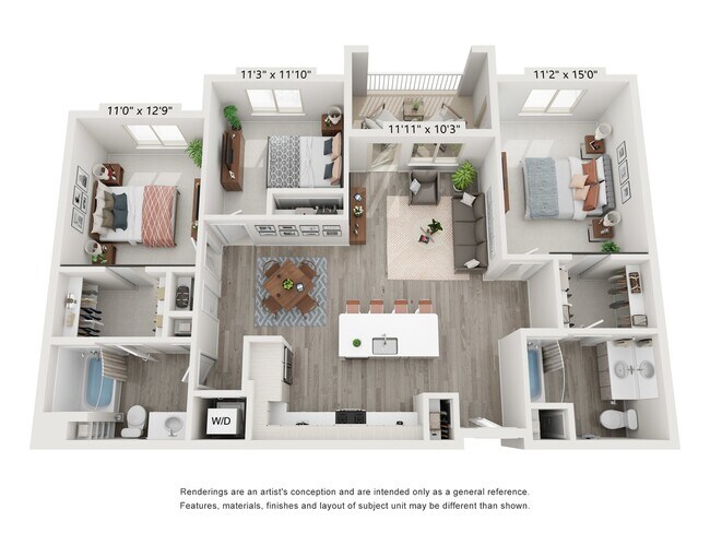 C1 H20-20107 floor plan