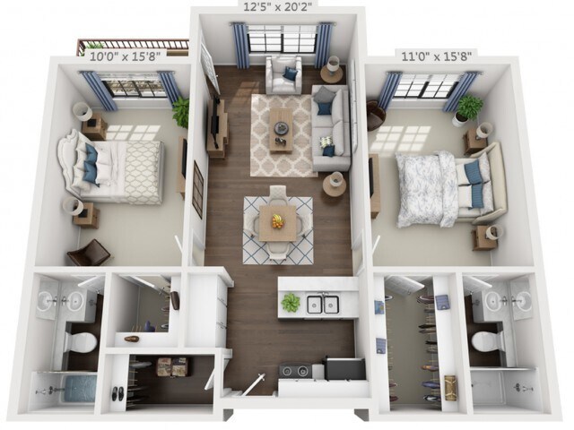 B1 H-H101 floor plan