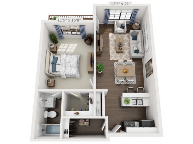 A1 H-H100 floor plan