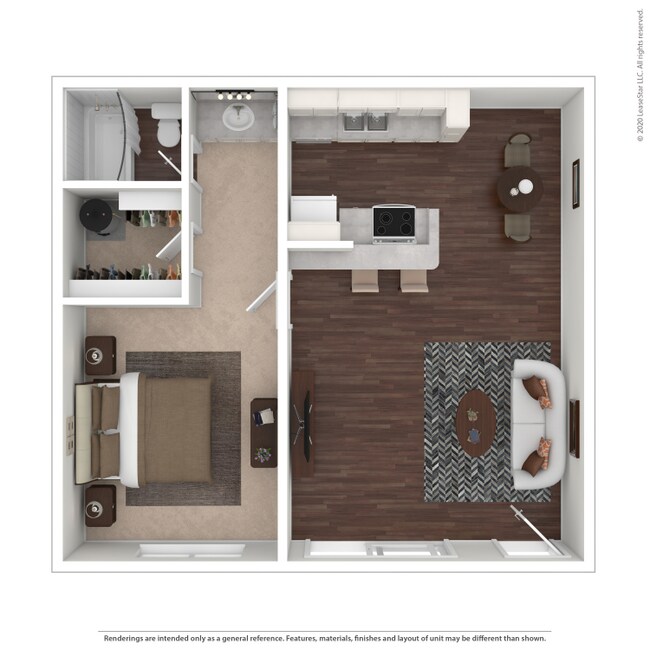 One Bedroom 51305 floor plan