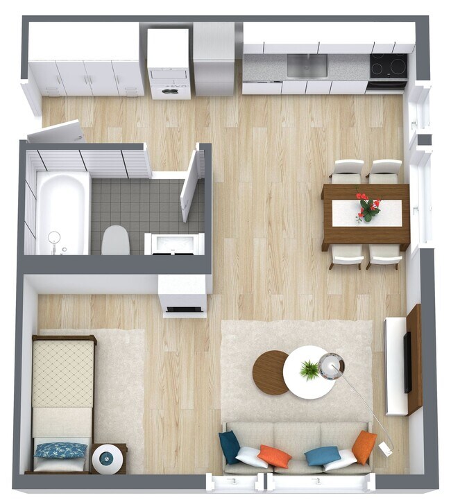 Studio Loft| 708 708 floor plan