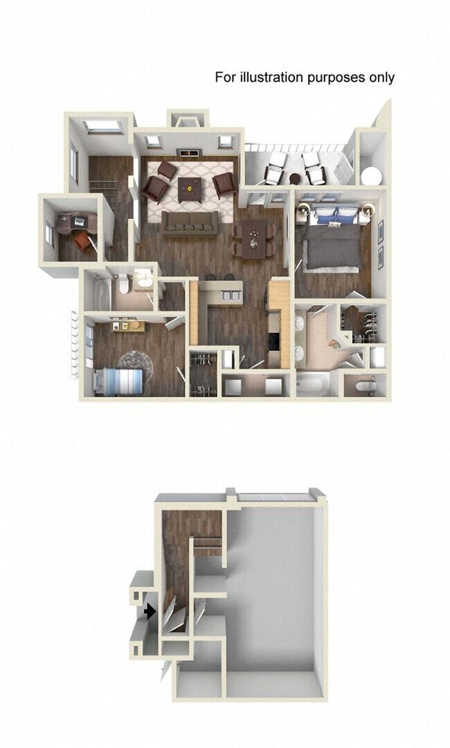 Residence Three 391 floor plan