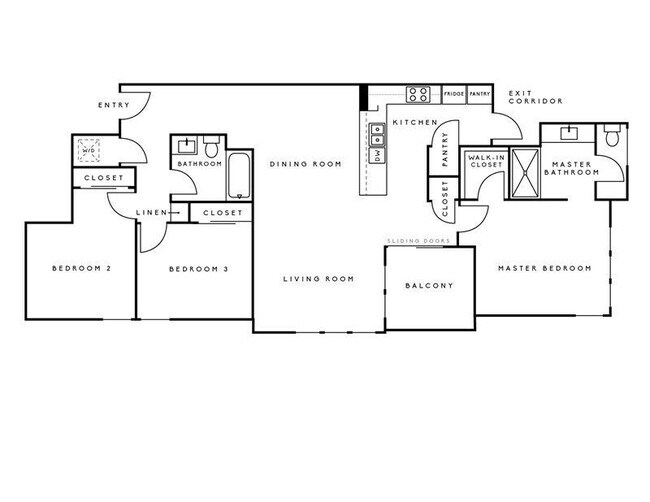 C1 1-402 floor plan