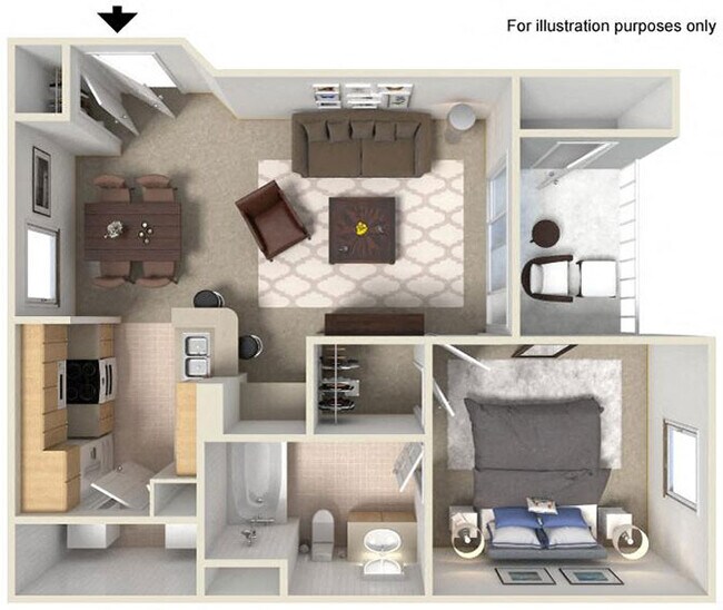 A Vintage 629 SF 17105 floor plan