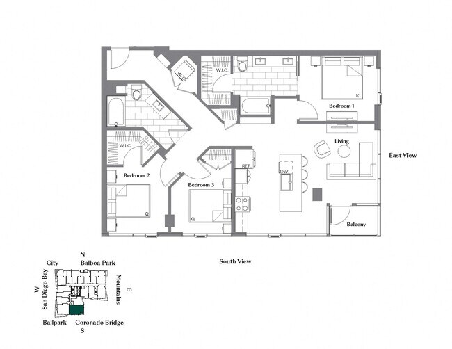 3B 1816 floor plan