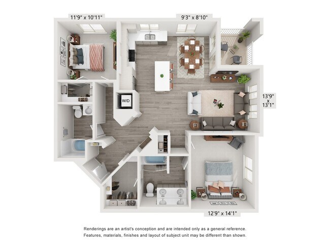 B3 1445-1300 floor plan