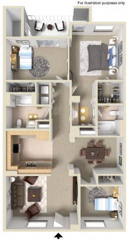Montecito 04-128 floor plan