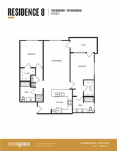 Residence 8 341A 341A floor plan