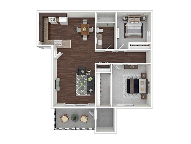 2 Bedroom 085 floor plan