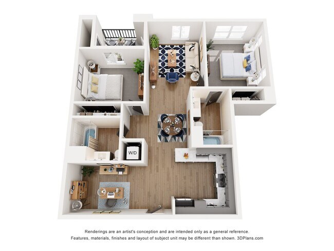 2x2F-1086 204 floor plan