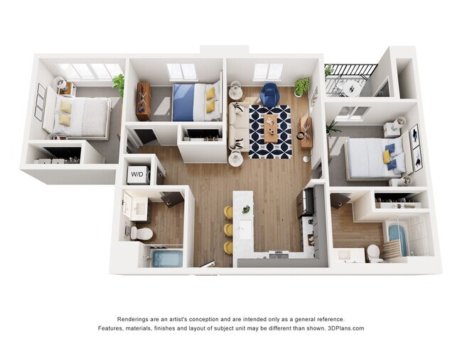 3x2F-1055 211 floor plan