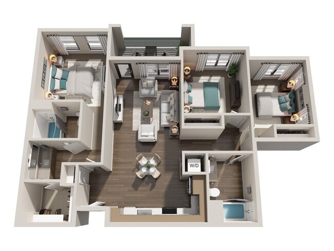 C1 Building 1-301-235 floor plan