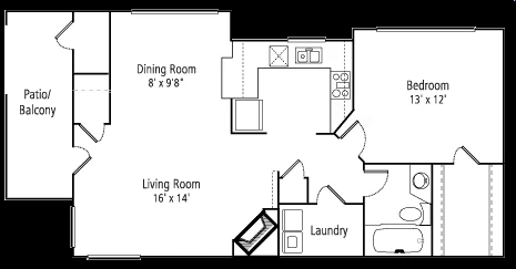 A1 284 floor plan