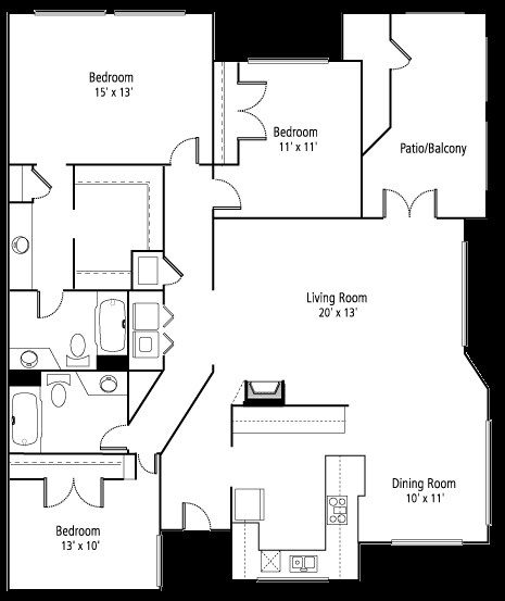 C1 256 floor plan