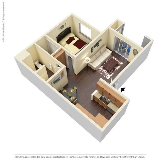 1x1A O-736-109O floor plan