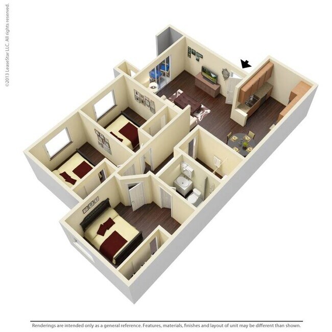 3x2A O-726-285O floor plan