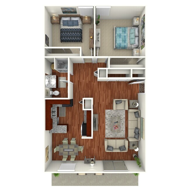 2 Bedroom Cove 382 floor plan