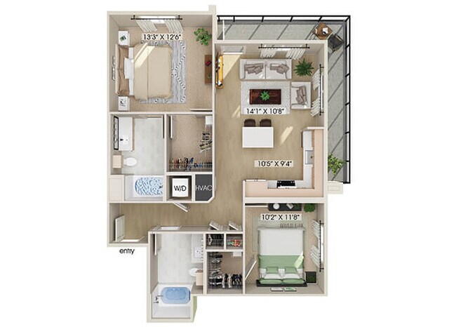 B2 342 floor plan
