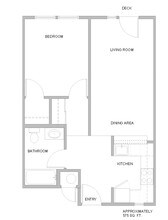 1 Bedroom Flat floor plan