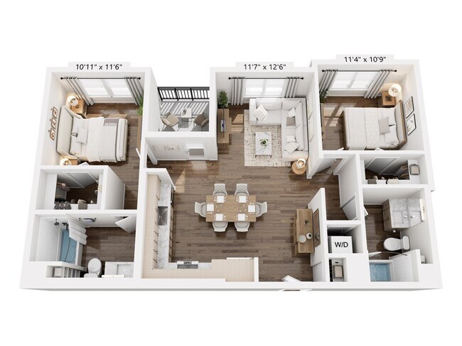 B2 A-1216 floor plan
