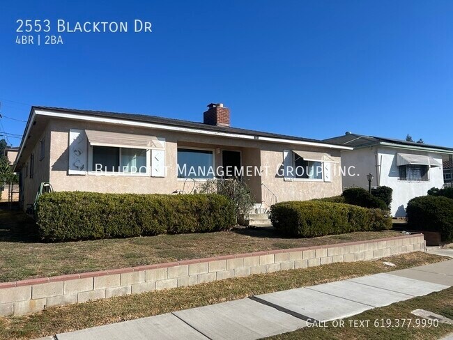 2553 Blackton Dr San Diego, CA 92105