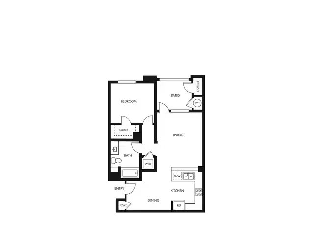 Plan A2 1-307 floor plan
