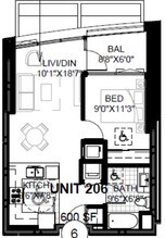 SPIRE 1B 1507 floor plan