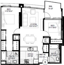 SPIRE 2E 3504 floor plan