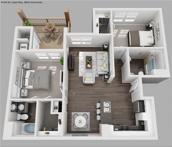 Nantucket 1625 floor plan
