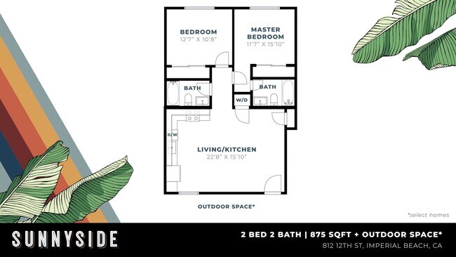 B, C, D, I, J, K, L I floor plan