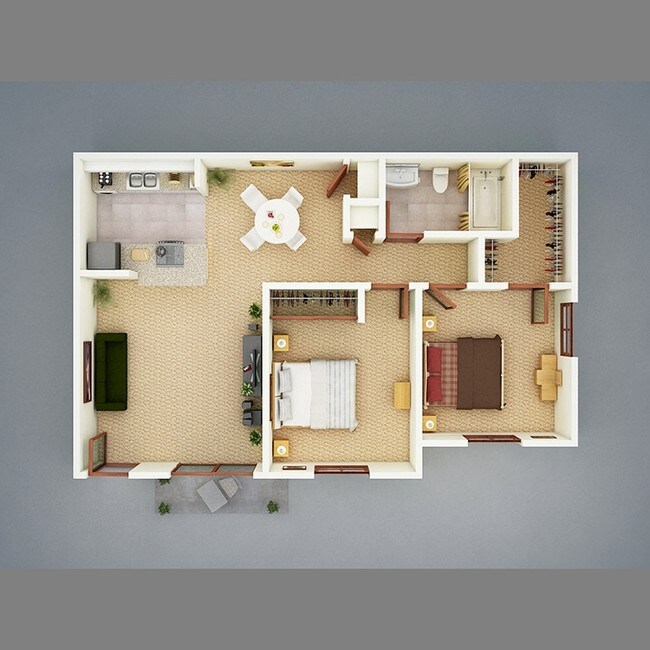 Plan D | 3x2 S002 floor plan
