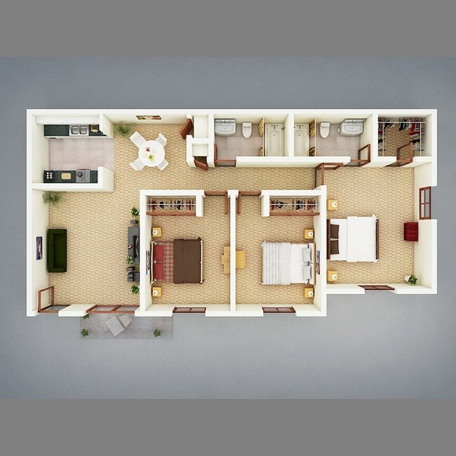 Plan B | 2x1 S182 floor plan