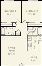The Cypress floor plan