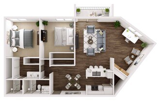 TMA 2+2 305 floor plan