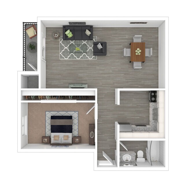 1x1A 72 floor plan