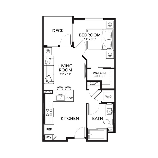 Plan A1 102 floor plan