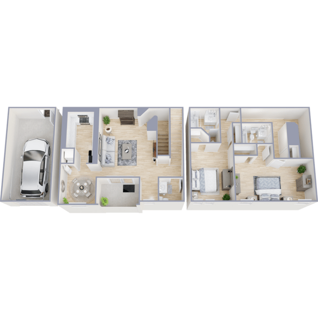 San Luis Obispo WITH ATTACHED GARAGE 631-127 floor plan