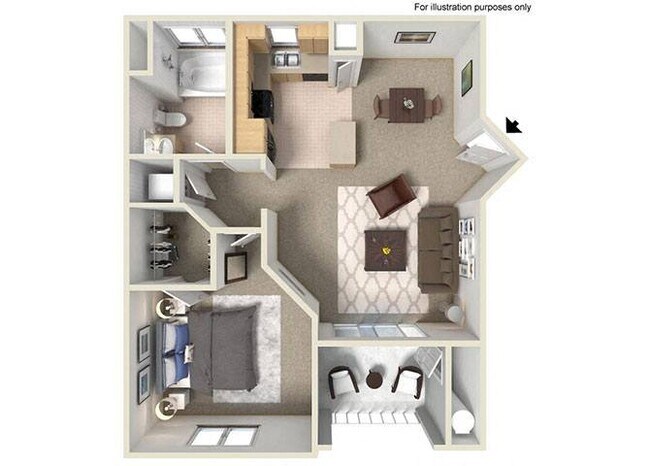 A 1710 floor plan