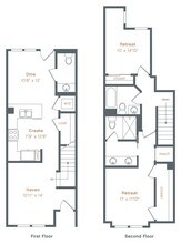 TH2 Townhome A-104 floor plan