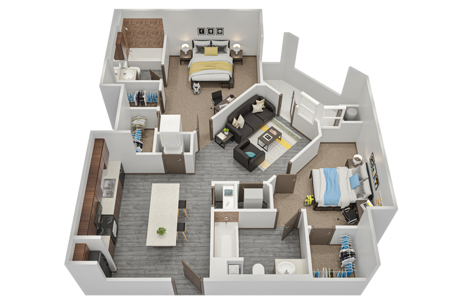 B2 Private floor plan