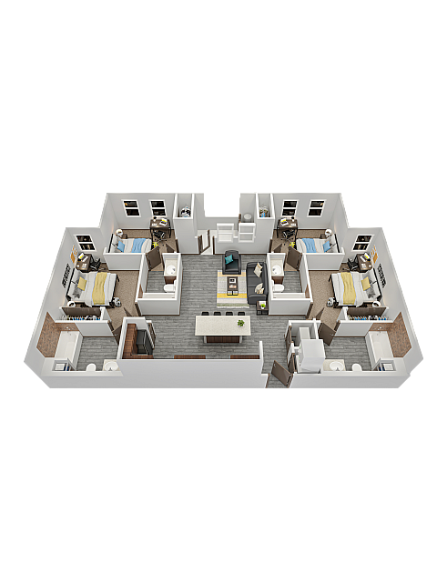 D1 Private floor plan