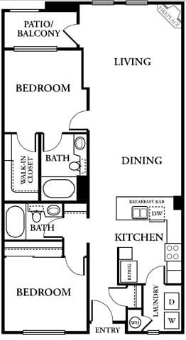 The Lark floor plan