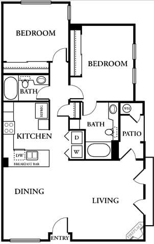 The Ibis floor plan