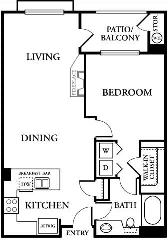 The Crane floor plan