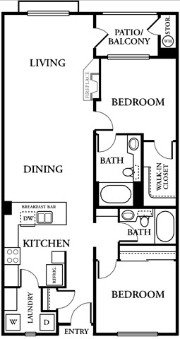 The Falcon floor plan