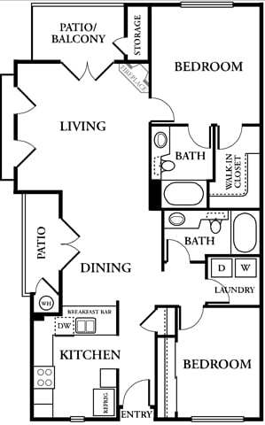 The Hawk floor plan